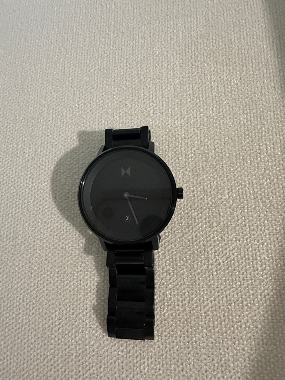 MVMT Black Minimalist Women's Metal Watch